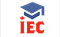 Logo chapeau de laureat bleur et sigle IEC en rouge avec la feuille de l'érable sur la lettre i pour marquer le point.